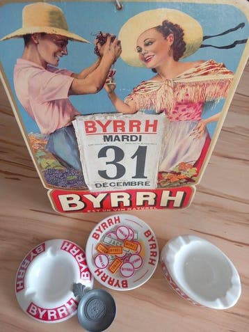 Asbak (5) - Aardewerk - Lot BYRRH 1924 en meer, Antiek en Kunst