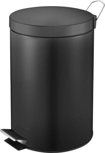 V-Part - Pedaalemmer 20 liter - Steel Plastic - zwart -, Huis en Inrichting, Woonaccessoires | Prullenbakken, Verzenden, Nieuw