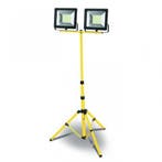 Dubbel LED schijnwerper met statief - IP65 - 2x 50W, Ophalen of Verzenden, Nieuw