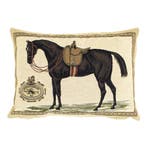 gobelin kussen paard zadel bruin 30x45cm, Huis en Inrichting, Verzenden, Nieuw