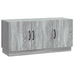 vidaXL TV-kast Grijs sonoma 99 x 34,5 x 47 cm Bewerkt hout, Minder dan 50 cm, Verzenden, Nieuw, Minder dan 100 cm