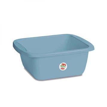 Stefanplast Wasbak Rechthoek 17L Blauw, Caravans en Kamperen, Kampeeraccessoires, Ophalen of Verzenden, Nieuw