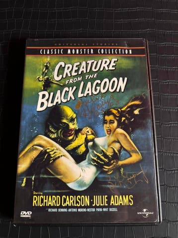 DVD Creature from the black lagoon - 2 x gesigneerd! (1954), Ophalen of Verzenden, Nieuw, Tv, Overige typen