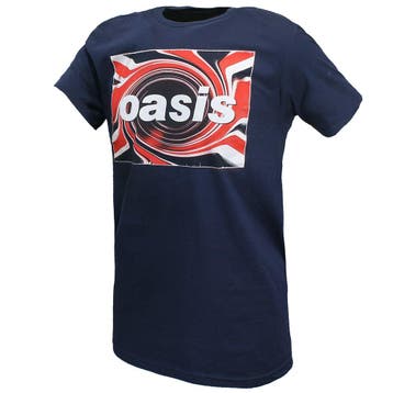 Oasis UK Flag Whirled T-Shirt, Verzenden, Nieuw