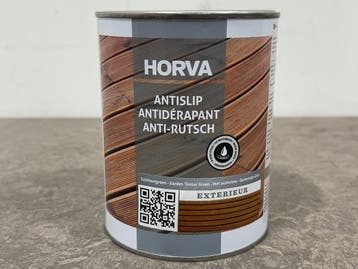 Veiling - 4x Horva antislip tuinhoutbeits tuinhoutgroen 1L, Nieuw