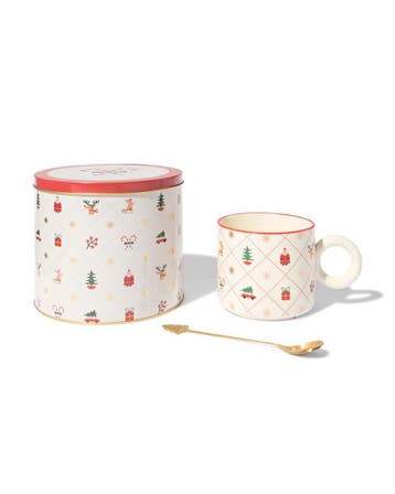 HEMA Koekblik met mok en lepel kerst, Diversen, Verzenden, Nieuw