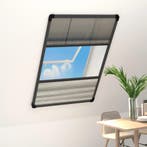 vidaXL Raamhor plissé met verduistering 80x160 cm aluminium, Verzenden, Nieuw