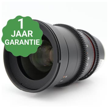 Samyang 35mm T1.5 VDSLR AS UMC II Sony FE, Verzenden, Gebruikt