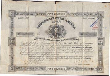Verenigde Staten van Amerika. - Confederate States - 500
