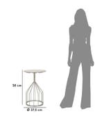 TAFELBEKER CM Ø 37,5X58, Huis en Inrichting, Tafels | Sidetables, Ophalen of Verzenden, Nieuw