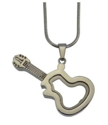 Assieraad, ashanger rvs gitaar zichtbaar, Nieuw, Zilver, Overige materialen, Kruis of Symbool