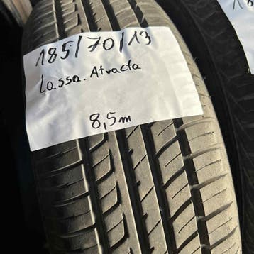 2 x Lassa 185-70-13 Zomerbanden 8,5mm, Gebruikt, 13 inch, Band(en), Personenwagen