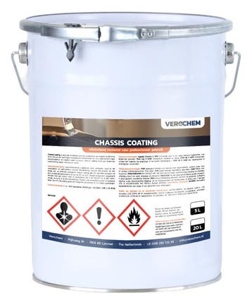 Verol Verol verochem chassis coating zwart 5 liter, zwart, Verzenden