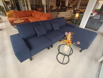 Design loungebank – Volledig opnieuw gestoffeerd, Ophalen of Verzenden, Zo goed als nieuw