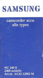 Samsung NC 240 E Accu (Nieuw), Verzenden, Nieuw