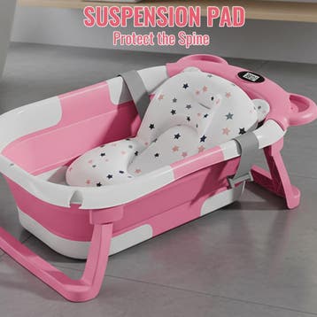 Opvouwbaar Babybadje met Thermometer - Groot en Veilig voor, Verzenden, Nieuw