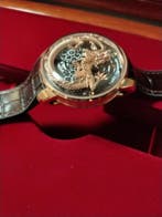 LUCKY HARVEY - Gold Dragon Automatic Watch Spit Out 24k Gold, Nieuw