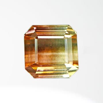 1 pcs Geel, Oranje, Roze Toermalijn - 15.67 ct -, Nieuw