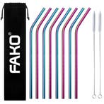 Fako Bijoux - RVS Rietjes - 8 Stuks - Gebogen - 21 cm - 2, Verzenden, Nieuw