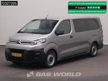 Citroën Jumpy 120pk Personenvervoer 9-Persoons L3H1 Trekhaak, Stof, Gebruikt, Euro 6, Citroën