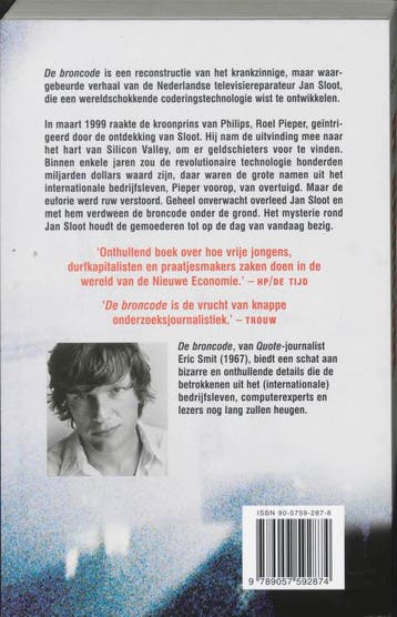 De broncode 9789057592874 Eric Smit, Verzenden, Gelezen, Eric Smit