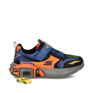 Skechers Garage klittenbandschoenen voor jongens, Verzenden, Nieuw, Blauw, Skechers