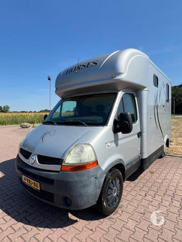 Mooie Renault paardenwagen uit 2007!, Ophalen, Zo goed als nieuw, Polyester, 2-paards trailer