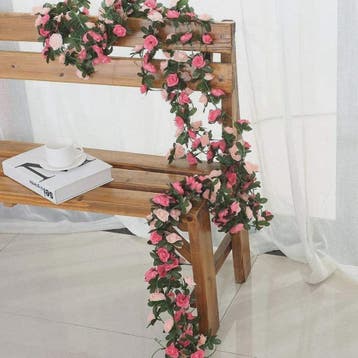 250cm Kunst Rozen Slier - Decoratieve Nepbloemen Slang voor, Huis en Inrichting, Verzenden, Nieuw