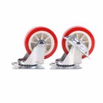 Benson Zwenkwielen set - 2 geremd, 2 ongeremd - 75 mm - r..., Ophalen of Verzenden, Nieuw