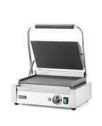 Contactgrill Panini, Hendi, Boven Geribd, Onder Glad, 230v/2, Ophalen of Verzenden, Nieuw in verpakking
