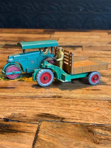 Dinky Toys - Modelauto (2) - Dinky Toys 25P Road Roller &, Hobby en Vrije tijd, Modelauto's | 1:5 tot 1:12, Nieuw