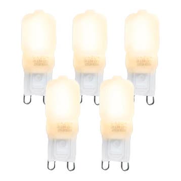 Set van 5 G9 LED lampen CUTE PC 2W 200 lm 2700K, Verzenden, Nieuw