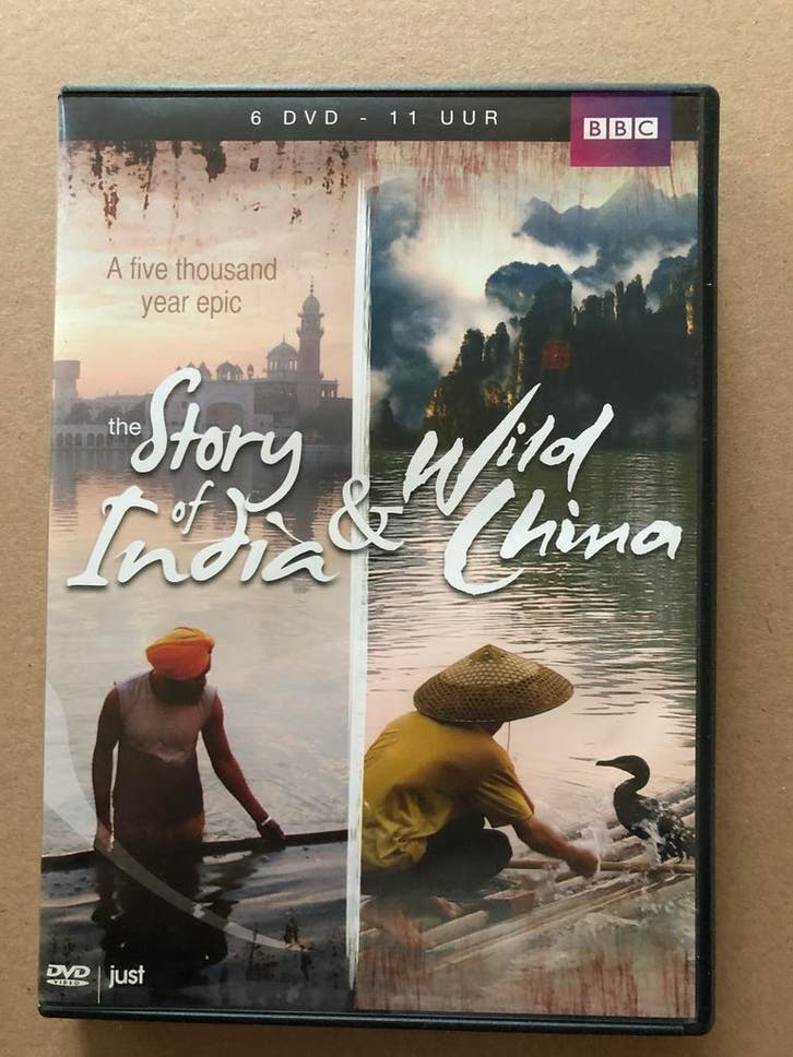 Box - 2 documentaires Story of India / Wild China bekroond, Cd's en Dvd's, Dvd's | Documentaire en Educatief, Zo goed als nieuw