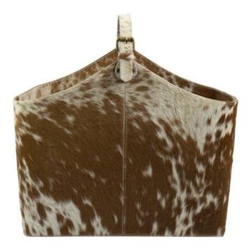 mand koehuid bruin/wit 40cm, Verzenden, Nieuw