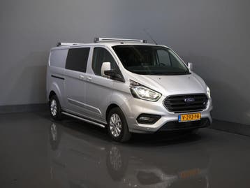 Ford Transit Custom 2.0 TDCI 130 pk Aut. L2 Limited DC Dubbe, Automaat, Stof, Gebruikt, Euro 6