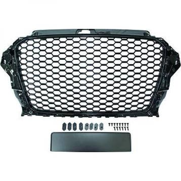 Grill | geschikt voor Audi | A3 12-16 3d hat. / A3 Cabriolet, Auto-onderdelen, Carrosserie en Plaatwerk, Verzenden, Nieuw, Audi