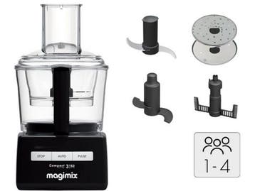 Magimix CS 3160 - Foodprocessor - 650 Watt - Zwart, Verzenden, Zo goed als nieuw