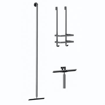 Douche accessoiresset inclusief vloerwisser - douchewisser, Verzenden, Nieuw