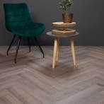 Plak-PVC visgraat gerookt eiken v.a. €7,98 - ACTIE, Ophalen of Verzenden, Nieuw, Kunststof, Vloerdelen of -planken
