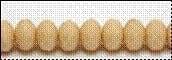 10 x Tsjechische kralen facet gemstone donuts beige 9 x 6 mm, Ophalen of Verzenden, Nieuw, Kraal