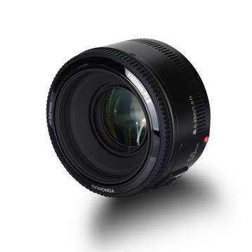 Yongnuo 50mm f/1.8 Objectief voor Canon EF Lens, Verzenden, Zo goed als nieuw