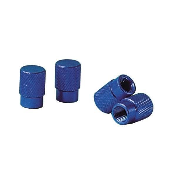 Lampa Round geanodiseerd aluminium ventieldopjes 4 stuks, Auto diversen, Auto-accessoires, Ophalen of Verzenden