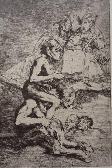 Francisco De Goya (1746-1828) - Caprichos, Blatt #70: Devota