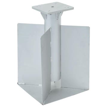 vidaXL Parasolvoet voor in de grond 27,5x27,5x45 cm staal, Verzenden, Nieuw, Parasolvoet