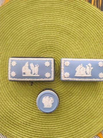 Wedgwood - Kist (3) - fijn mat gres