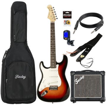 Fazley Classic Series FST118 Sunburst LH elektrische gitaar, Muziek en Instrumenten, Verzenden, Nieuw