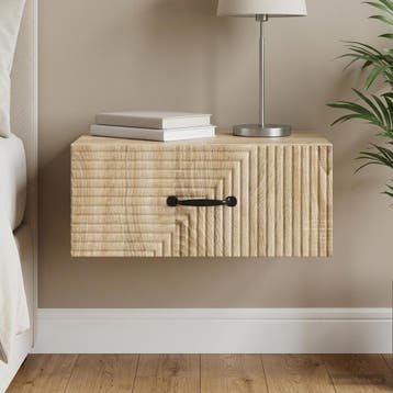 vidaXL Wandbeugel Bedkast Sonoma Eiken 49 x 34,5 x 20 cm, Minder dan 45 cm, Verzenden, Nieuw, Minder dan 55 cm