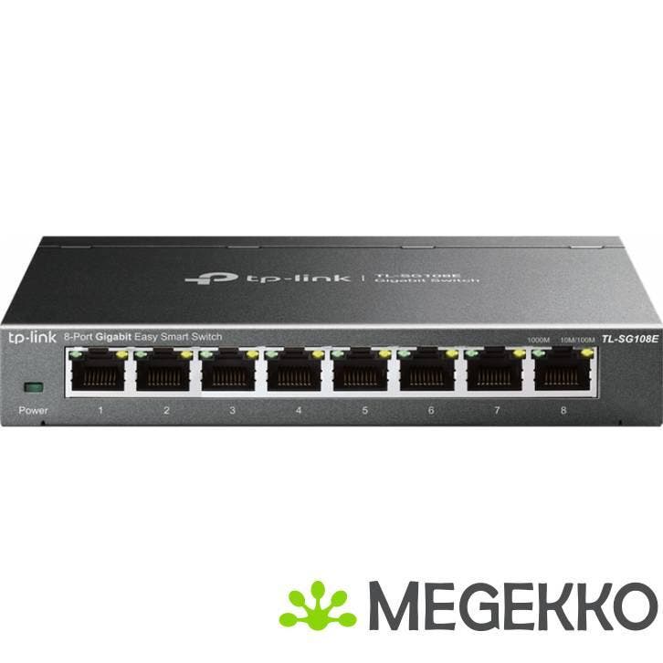 TP-Link 8-Port Gigabit TL-SG108E, Computers en Software, Netwerk switches, Nieuw, Verzenden