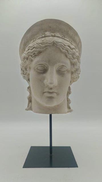 sculptuur, Testa di Era Ludovisi - 36 cm - marmerstof