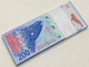 Argentinië. - 100 x 200 Pesos - ND (2016) - Southern Whale -